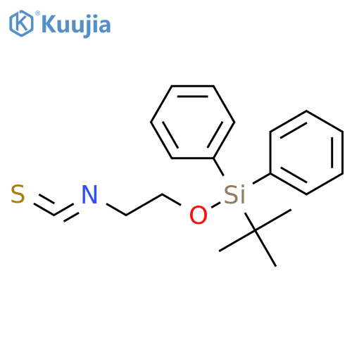 Silane, (1,1-dimethylethyl)(2-isothiocyanatoethoxy)diphenyl- structure