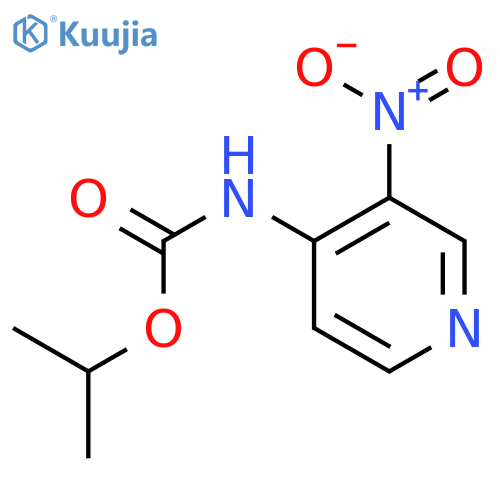CARBAMIC ACID, (3-NITRO-4-PYRIDINYL)-, 1-METHYLETHYL ESTER structure