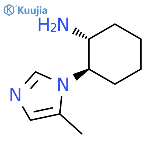 CYCLOHEXANAMINE, 2-(5-METHYL-1H-IMIDAZOL-1-YL)-, (1R,2R)- structure