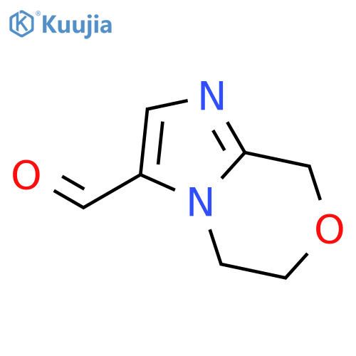 6,8-Dihydro-5H-imidazo2,1-c1,4oxazine-3-carbaldehyde structure