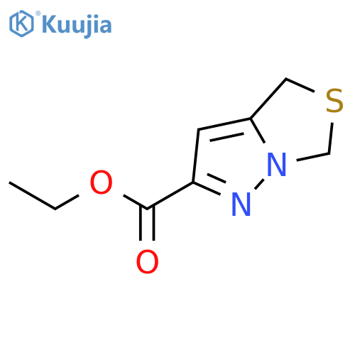 4H,6H-Pyrazolo[1,5-c]thiazole-2-carboxylic acid, ethyl ester structure