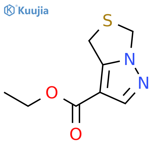 4H,6H-Pyrazolo[1,5-c]thiazole-3-carboxylic acid, ethyl ester structure