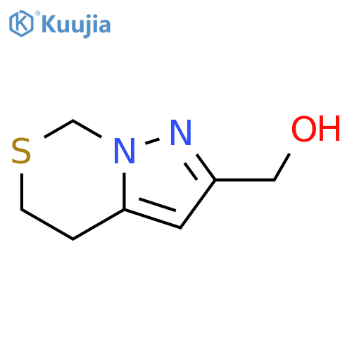 7H-Pyrazolo[1,5-c][1,3]thiazine-2-methanol, 4,5-dihydro- structure