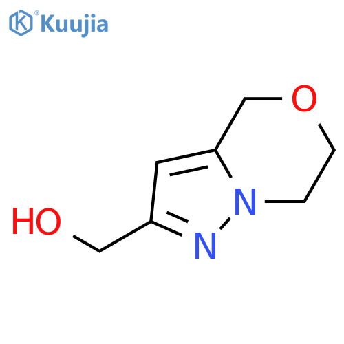 {4H,6H,7H-pyrazolo3,2-c1,4oxazin-2-yl}methanol structure