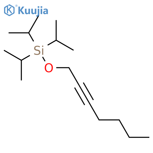 Silane, (2-heptynyloxy)tris(1-methylethyl)- structure
