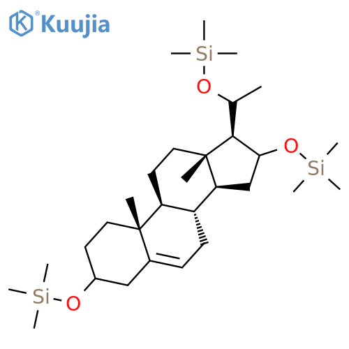 Silane, [pregn-5-ene-3,16,20-triyltris(oxy)]tris[trimethyl- structure