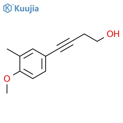 3-BUTYN-1-OL, 4-(4-METHOXY-3-METHYLPHENYL)- structure