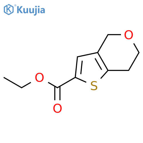 Ethyl 6,7-dihydro-4H-thieno[3,2-c]pyran-2-carboxylate structure