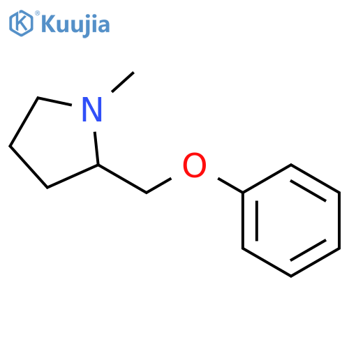 PYRROLIDINE, 1-METHYL-2-(PHENOXYMETHYL)- structure