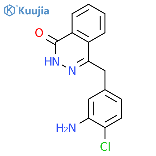 1(2H)-Phthalazinone, 4-[(3-amino-4-chlorophenyl)methyl]- structure