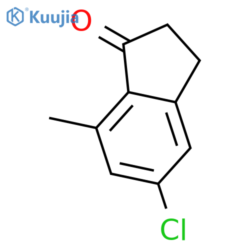 5-Chloro-7-methyl-2,3-dihydro-1H-inden-1-one structure
