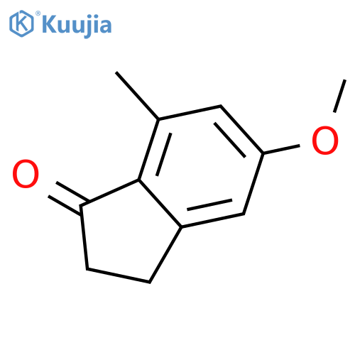 1H-Inden-1-one, 2,3-dihydro-5-methoxy-7-methyl- structure