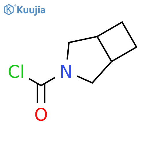 (1R,5S)-3-azabicyclo3.2.0heptane-3-carbonyl chloride, cis structure