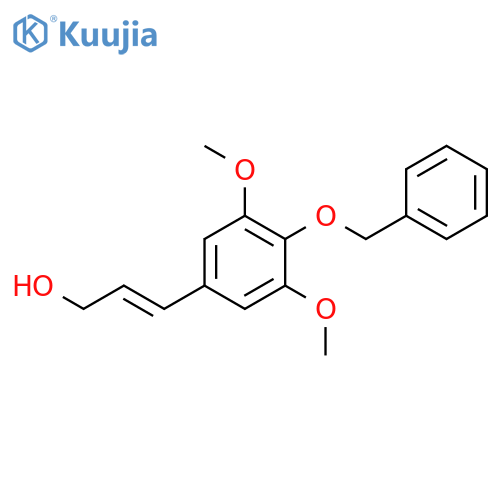 2-PROPEN-1-OL, 3-[3,5-DIMETHOXY-4-(PHENYLMETHOXY)PHENYL]- structure