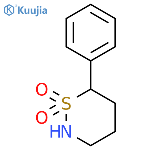 6-phenyl-1λ?,2-thiazinane-1,1-dione structure