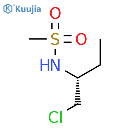Methanesulfonamide, N-[(1R)-1-(chloromethyl)propyl]- structure