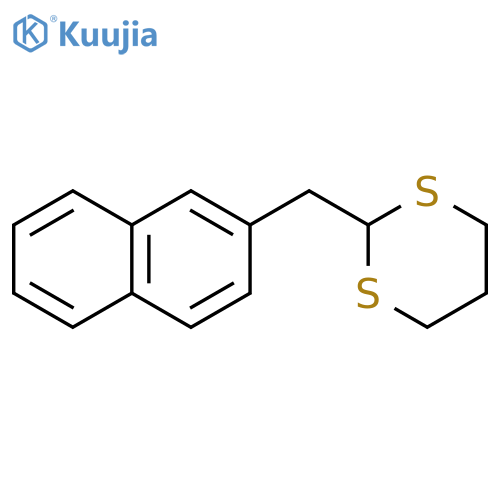 1,3-DITHIANE, 2-(2-NAPHTHALENYLMETHYL)- structure
