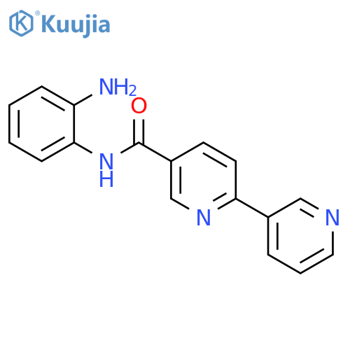 [2,3'-Bipyridine]-5-carboxamide, N-(2-aminophenyl)- structure