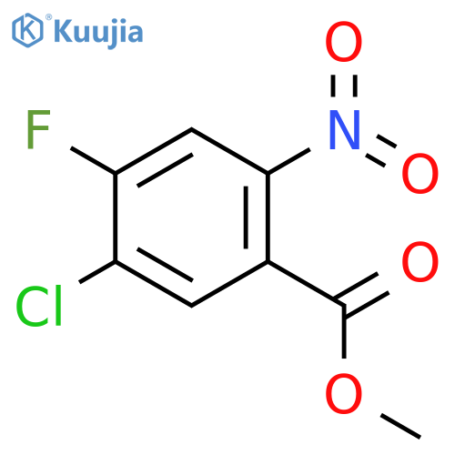methyl 5-chloro-4-fluoro-2-nitrobenzoate structure
