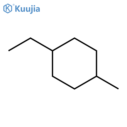 Cyclohexane,1-ethyl-4-methyl-, trans- structure
