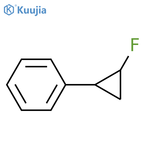 Benzene, (2-fluorocyclopropyl)- structure