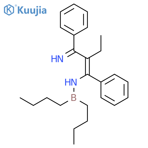 Boranamine, 1,1-dibutyl-N-[2-(iminophenylmethyl)-1-phenyl-1-butenyl]- structure