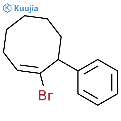 Cyclooctene, 1-bromo-8-phenyl- structure
