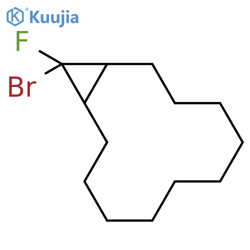 Bicyclo[10.1.0]tridecane, 13-bromo-13-fluoro- structure