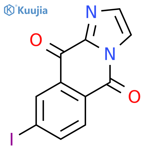 Imidazo[1,2-b]isoquinoline-5,10-dione, 8-iodo- structure
