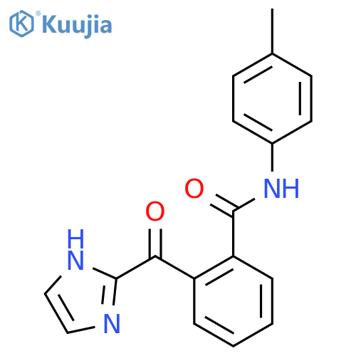 Benzamide, 2-(1H-imidazol-2-ylcarbonyl)-N-(4-methylphenyl)- structure