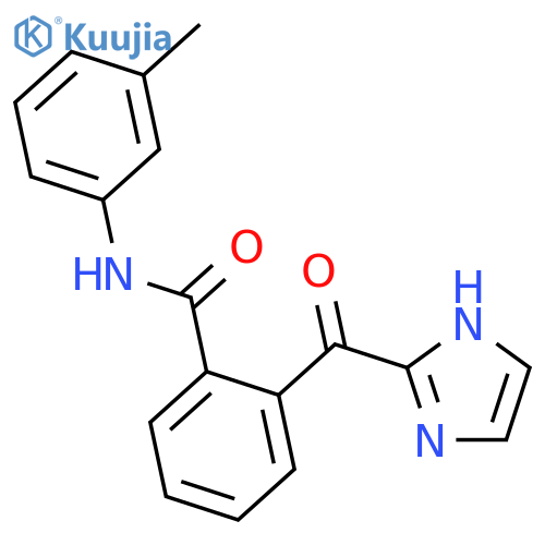 Benzamide, 2-(1H-imidazol-2-ylcarbonyl)-N-(3-methylphenyl)- structure