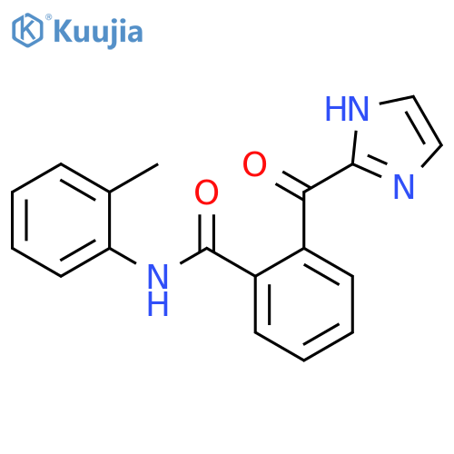 Benzamide, 2-(1H-imidazol-2-ylcarbonyl)-N-(2-methylphenyl)- structure