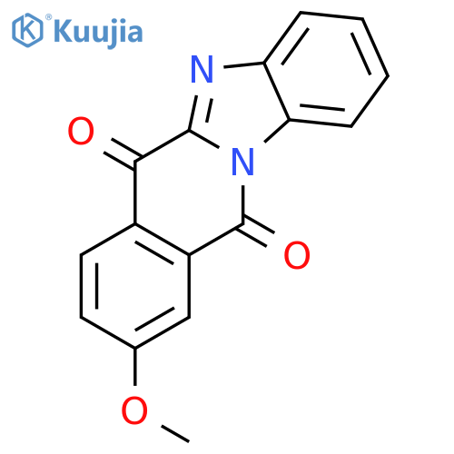 BENZIMIDAZO[1,2-B]ISOQUINOLINE-6,11-DIONE, 9-METHOXY- structure