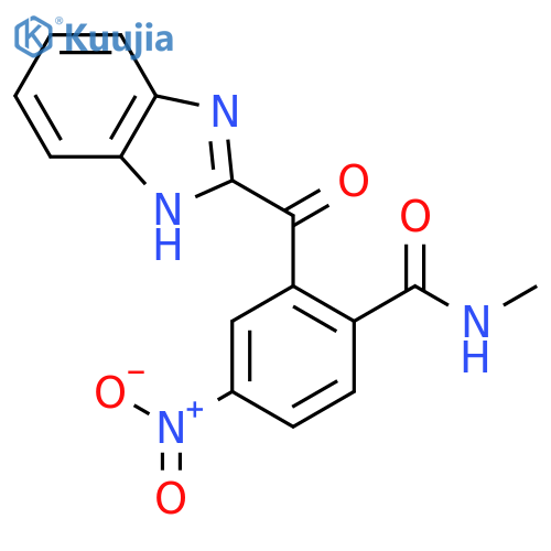 Benzamide, 2-(1H-benzimidazol-2-ylcarbonyl)-N-methyl-4-nitro- structure
