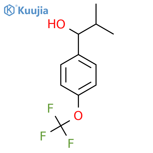 2-Methyl-1-(4-trifluoromethoxy-phenyl)-propan-1-ol structure