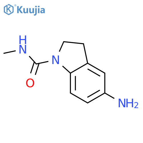 1H-Indole-1-carboxamide, 5-amino-2,3-dihydro-N-methyl- structure