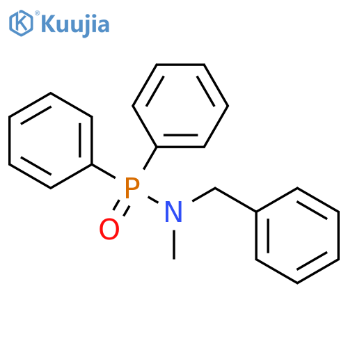 Phosphinic amide, N-methyl-P,P-diphenyl-N-(phenylmethyl)- structure
