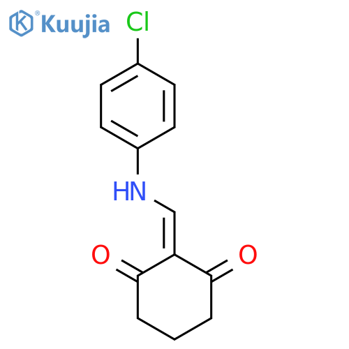 2-(4-Chloroanilino)methylene-1,3-cyclohexanedione structure