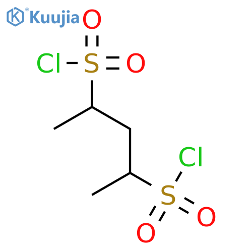 2,4-PENTANEDISULFONYL DICHLORIDE structure