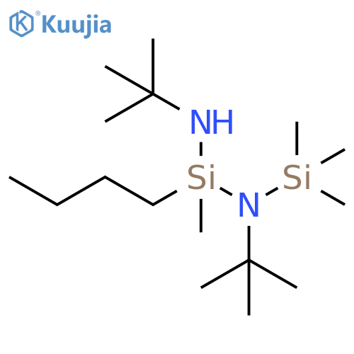 Silanediamine,1-butyl-N,N'-bis(1,1-dimethylethyl)-1-methyl-N-(trimethylsilyl)- structure