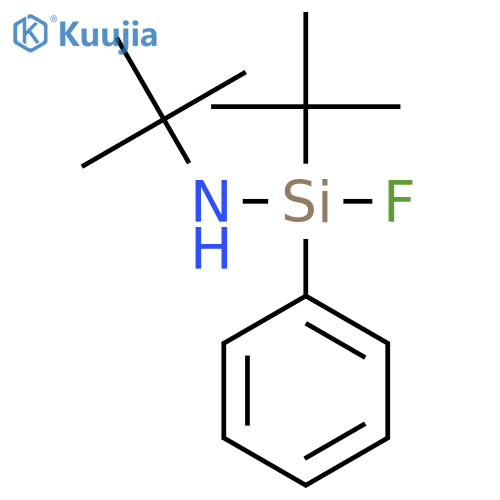 Silanamine, N,1-bis(1,1-dimethylethyl)-1-fluoro-1-phenyl- structure