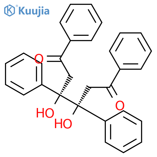 1,6-HEXANEDIONE, 3,4-DIHYDROXY-1,3,4,6-TETRAPHENYL-, (R*,S*)- structure