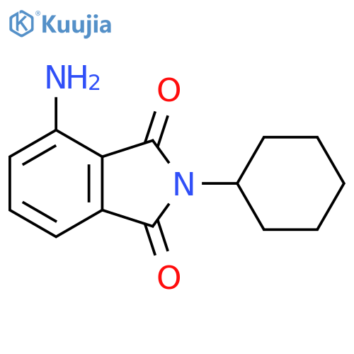 4-Amino-2-cyclohexylisoindole-1,3-dione structure