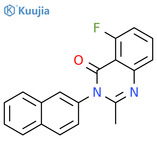 4(3H)-Quinazolinone, 5-fluoro-2-methyl-3-(2-naphthalenyl)- structure