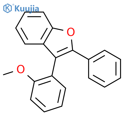 Benzofuran, 3-(2-methoxyphenyl)-2-phenyl- structure