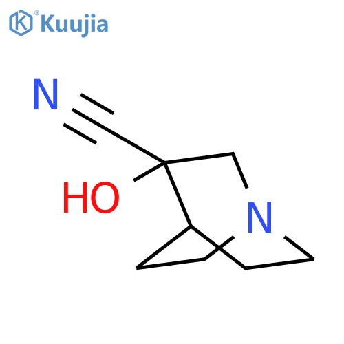 3-hydroxyquinuclidine-3-carbonitrile structure