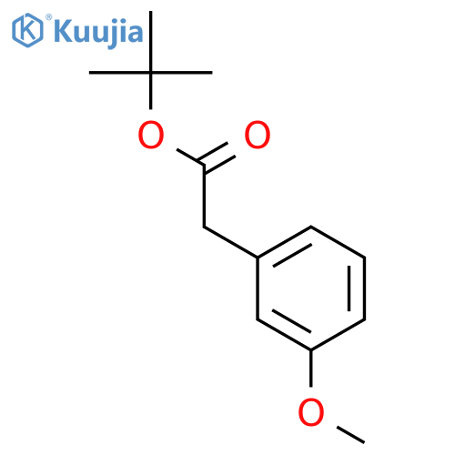 tert-butyl 2-(3-methoxyphenyl)acetate structure