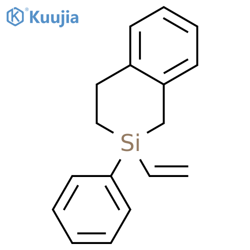 2-Silanaphthalene, 2-ethenyl-1,2,3,4-tetrahydro-2-phenyl- structure