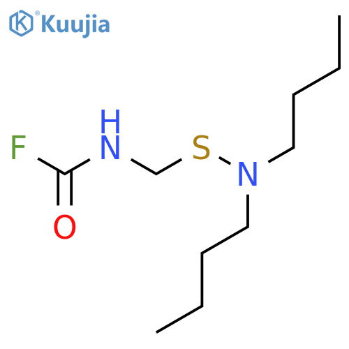 Carbamic fluoride, [(dibutylamino)thio]methyl- structure