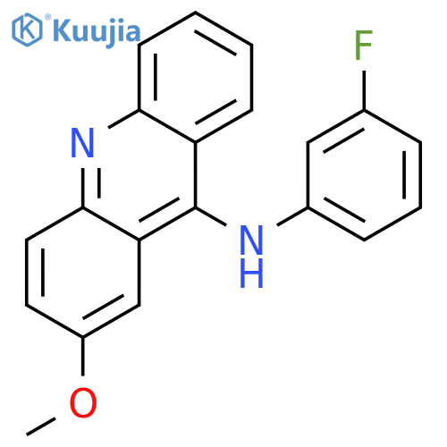 9-Acridinamine, N-(3-fluorophenyl)-2-methoxy- structure